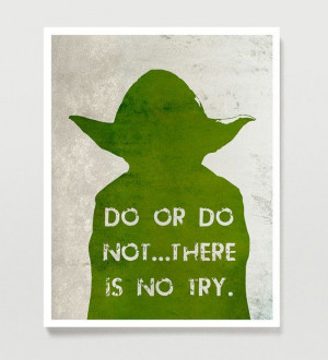 Star Wars Poster YODA 11x14