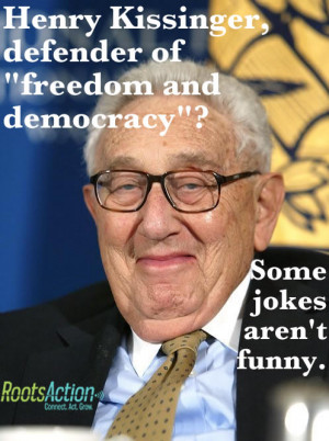 Henry Kissenger to receive award – Defending Freedom & Democracy