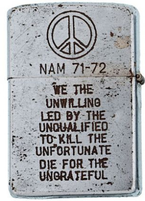 the psyche of war: Zippo lighters from U.S. troops fighting in Vietnam ...