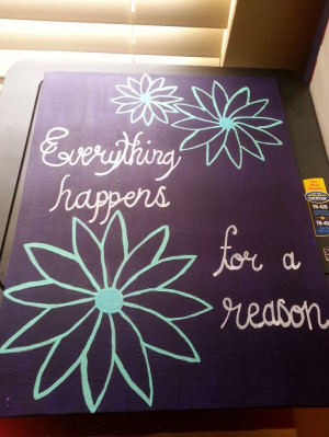... little daily reminder. #quote #canvas #diy #flowers #craft #sorority