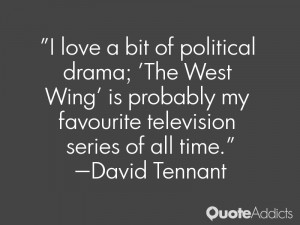 love a bit of political drama; 'The West Wing' is probably my ...