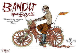 Borderlands 2 Meat Bicycle by BR3AR