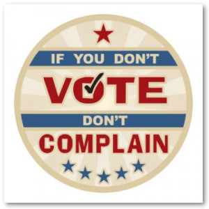 ... to Washington by good people who don’t vote.”–William E. Simon