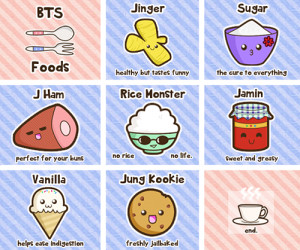 ... jongkook, j hope, bts food, jung kookie, jinger, j ham, rice monster