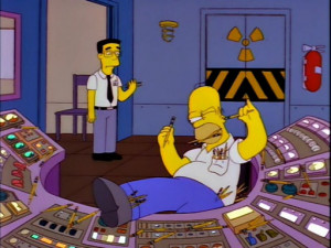 Homer working
