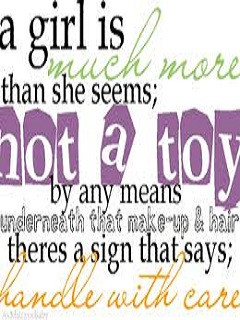Girl Quotes Wallpaper 240x320 attitude, girl, quotes, sayings,