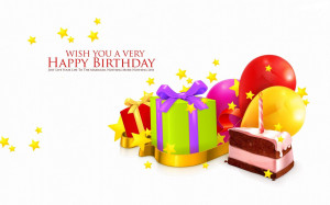 Wish You Happy Birthday Greeting Quote HD Wallpaper