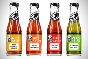 Taco Bell Hot Sauces in a Bottle