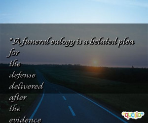 Funeral Eulogy Quotes Image