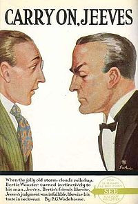 Bertie Wooster (left) as depicted on the cover of Carry On, Jeeves ...