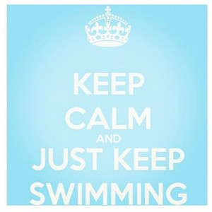 dobbys-s0ck:Ha #dorey #quote #funny #keepcalm #swimming