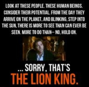 The Lion King #doctor who quotes