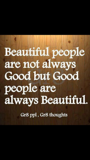beautiful person is...