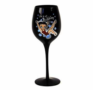 Betty Boop Bubbles Wine Glass
