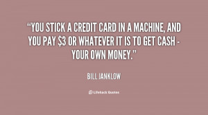 Quotes About Credit Card Bills