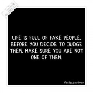 Fake people quote