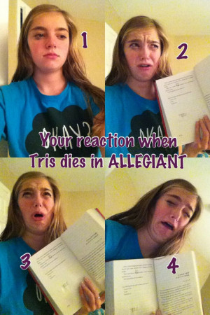 ... tris's death and Tobias's response ~Divergent~ ~Insurgent~ ~Allegiant