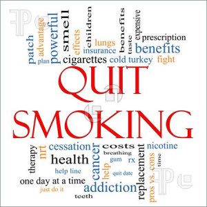 Illustration of Quit Smoking Word Cloud Concept with great terms such ...