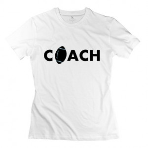 YWT Football Coach Design Women T-shirts Brand New Funny White