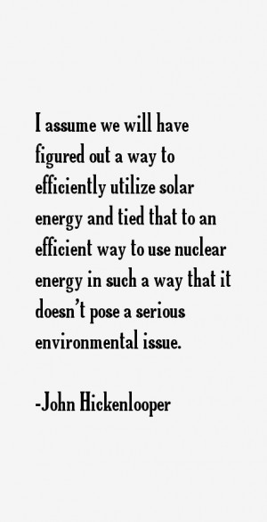 solar energy and tied that to an efficient way to use nuclear energy ...