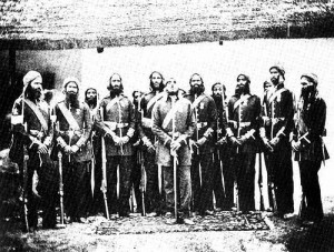 Ludhiana Sikh Regiment in China under British Command around WW1