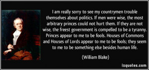 am really sorry to see my countrymen trouble themselves about ...