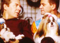 Commentators Trevor Beckwith (Jim Piddock) and Buck Laughlin (Fred ...