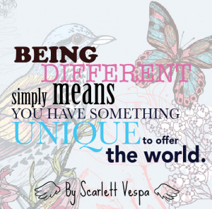 you for being different quotes about being different