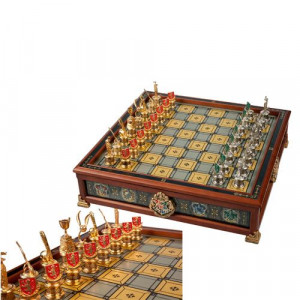 The Hogwarts Houses Quidditch Chess Set