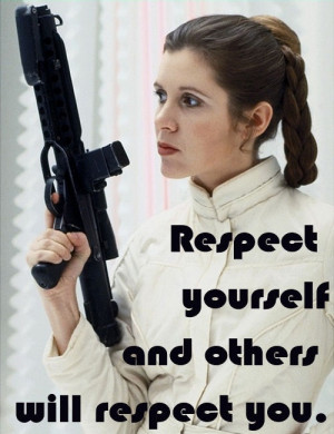 Leia Respect Lunch Note Quote Star Wars