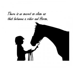 Horse-Horse and Child Quote-Horse Quote wall decal-Approx. 28 x 25 ...