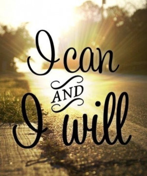 can and I will.