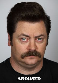 Today, Ron is feeling aroused | #ParksandRec More