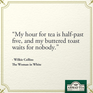 We think that this quote in The Woman in White is very apt – time ...