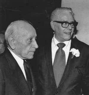 George Raft and Desi Arnaz Sr. attend Rosary Mass for Jimmy Durante