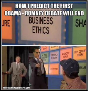 How I Predict The Obama Romney Debate Will End