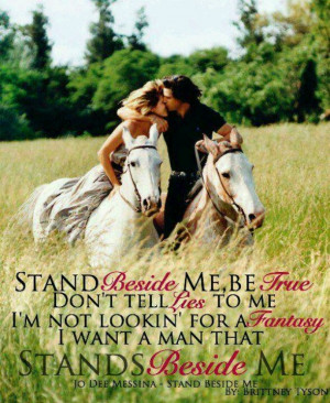 Stand beside me