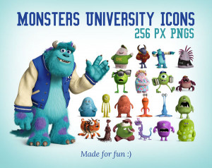 Monsters University Icons 256 Pngs Px picture