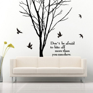 tree branches as wall art