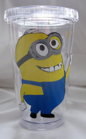 MINION Despicable Me Acrylic Tumbler by MemorableDesigns on Etsy, $11 ...