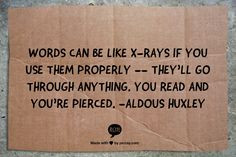 ... you're pierced. - Aldous, Huxley Brave New World #book #quotes More