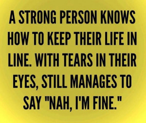 Strong people cry too