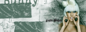 Bunny Lady Gaga Facebook Cover Graphic Image