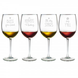 Home > Products > Southern Sayings Wine Glasses