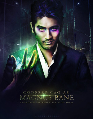 Cool fan Art poster for Magnus Bane via nikola-nickart.