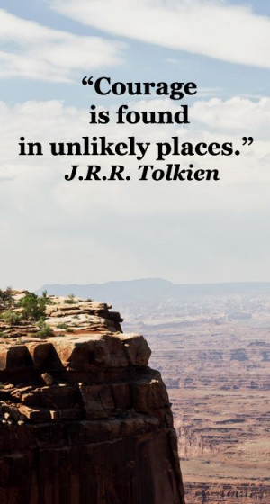 Tolkien quote on F.McGinn image of DEAD HORSE POINT STATE PARK IN MOAB ...