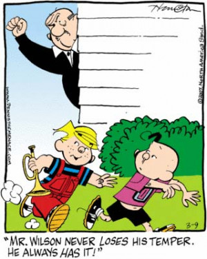 dennis the menace cartoon that is somewhat close