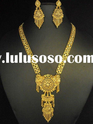 Indian Gold Jewellery Designs Necklace