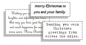Christmas Quotes For Family Cards ~ Christmas Card Sayings Quotes and ...