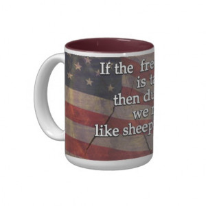 George Washington Quote On First Amendment Two-Tone Coffee Mug